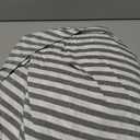 MooMee Striped Duvet Cover Set 100% Washed Cotton Linen Like Textured Breathable Durable Soft Comfy (Dark Grey White Classic Stripes, Oversized Queen 98"x98")