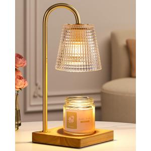 Hong-in Candle Warmer Lamp with Timer Dimmer,Birthday Gifts for Women Mom Sister,House Warming Gifts New Home Room Decor,Vintage Wax Warmer for Scented Wax Jar Candles