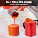 18 Pcs Paint Pail Liners, Paint Bucket Liners for Paint Cups, Holds Up to a Quart of Paint or Stain, Use Solo or with a Bucket (Compatible with Model 2500-CT Style Paint Pails)