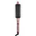CALISTA Perfecter Pro Heated Round Brush | Lift, Volumize, and Style with No Heat Damage for Healthier-Looking Hair | 1.5" for Long Hair Styles | Dual Voltage & Adjustable Temp (1.5, Rose Gold)