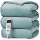 EHEYCIGA Heated Throw - Heating Blanket with 9 Levels & 10 Hr Auto Off, Soft Cozy Sherpa Blanket, 50 x 60 Inches