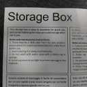 Storage Bins Off-White 6-Count, 7"x10"x14" 