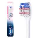 3 x Oral-B Gum Care Sensitive toothbrushes, 1 Count tootbrush Extra Soft, Gentle on Teeth, Gentle on Gums, Extra Soft Tooth Brush, Compact Toothbrush (White)