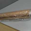 LazBlinds No Tools No Drill Cordless Bamboo Roman Shades, Light Filtering Window Treatment, Roll Up Bamboo Blinds for Windows 26'' W x 64'' H, Brown