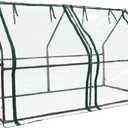 Gardzen Mini Greenhouse, Portable Cold Frame Green House Indoor Outdoor, Small Greenhouse for Seed Starting & Plant Protection, 71.7"(L) x36.2(W) x42.5(H)