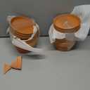 5.1 Inch Shallow Terracotta Plant Pots - 6 Pack Medium Clay Flowerpot with Drainage Hole, Terra Cotta Succulent Pot for Indoor Outdoor Plants