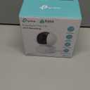 Kasa 2K+ Indoor Pan/Tilt Wired Security Camera - Works as a Baby Monitor & Pet Camera, Motion Detection & Tracking, 2-Way Audio, Night Vision, Subscription-Free Local Storage or Optional Cloud, KC410S (White)