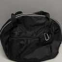 Helmet Bag, Motorcycle Helmet Storage Bag, Lightweight Soft Fleece Lining Water-resistant 1680D Oxford with Strap, Reflective Strip (Black)