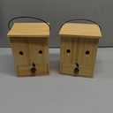 Carpenter Bee Traps for Outside 2PACK Durable, Weather-Resistant, Eco-Friendly Wooden Wasp Trap for Outdoor Use