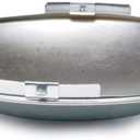 RoadPro W-010N6 8.5" Front Hubcap with Universal 6 Notch, Semi Truck Hub Cap, Chrome