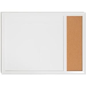 17x23 Minimal Deco Frame Combo Board-Cork/White