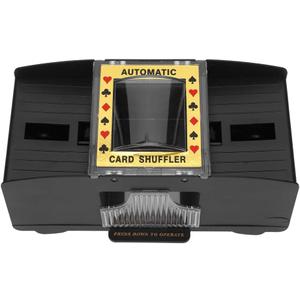 LIZEALUCKY Automatic Card Shuffler, Card Shuffler (2-Deck) for Blackjack, Adult Elderly Electric Automatic 2-Deck Labor-Saving Card Shuffler Tool Accessory for Casino,Club Gaming and Home Party