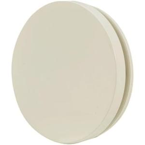 Westbrass D980R-50 Floating No-Hole Bath Waste Overflow Faceplate and Adaptor, 1-Pack, Powder Coat Biscuit