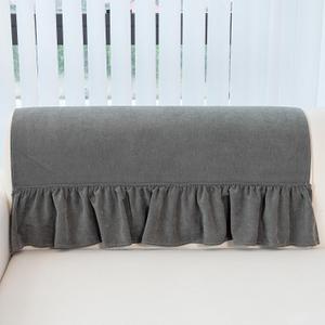 MDSASFD Pet Couch Covers for Sofa, Dog Couch Cover Washable, Cat Couch Protector Non-slip, Pet Sectional Sofa Covers with Skirt, Sofa Cover for Armrest&Backrest(1pc/Dark Grey/27.5"[27.5"+7.8"Skirt])