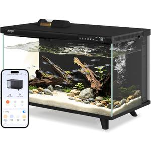 M1 5 Gallon Smart Fish Tank, App-Controlled Betta Aquarium Kit