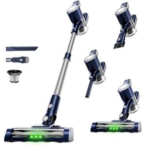 KIKETECH Cordless Vacuum Cleaner, Stick Vacuum Cleaners for Home, Handheld Vacuum Cleaners for Home for Pet Hair/Carpet/Floor (Sky Blue)