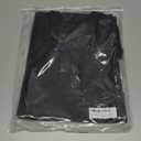 Black Lunch Bag for Men - Lunch Bag with Zipper Tote Bag for Women Simple Lunch Box Reusable Insulated