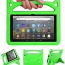 Riaour Case for 8 in Tablet for Kids.12th/10th, 2024/2022 Release. - Lightweight Shockproof Case with Handle Stand for 8inch Kids Tablet.Incompatible with iPad Samsung TCL 8in Tablets.(Green)