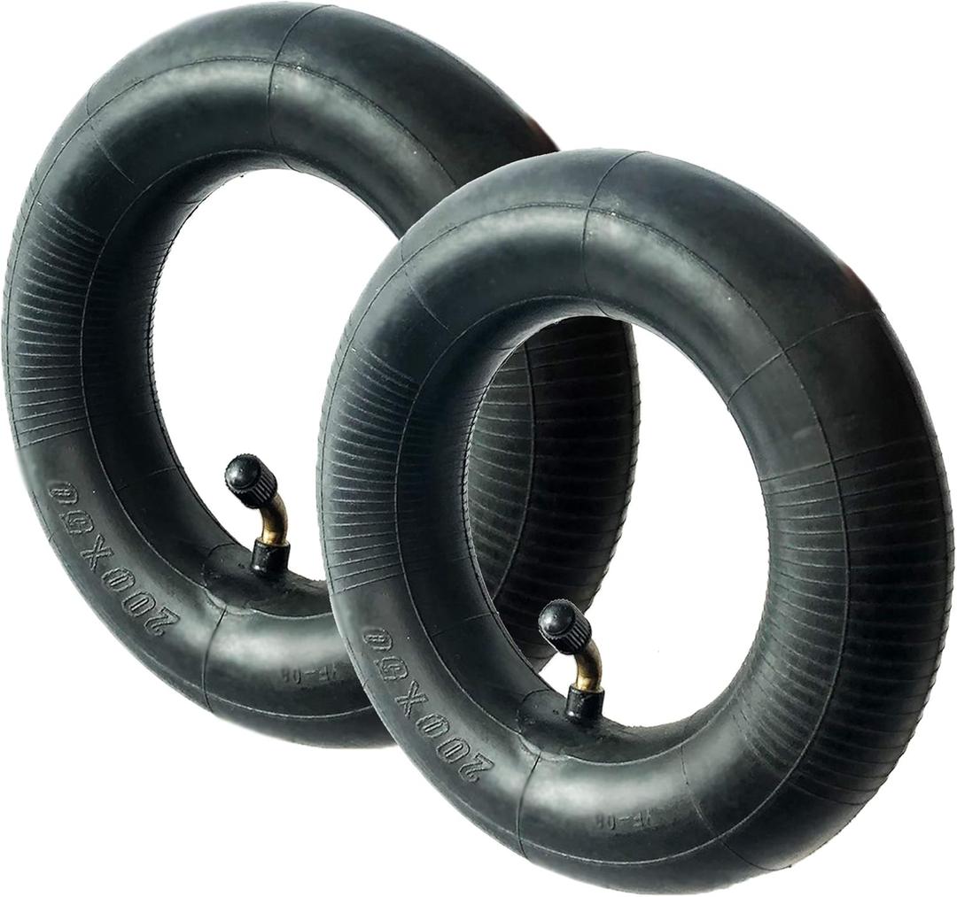 2 Pack - 200X50 Inner Tubes- Electric Scooter Tire Tube | Compatible with Razor E100, E150, E200, Power Core E100, Dune Buggy, ePunk, Crazy Cart, PowerRider 360, eSpark
