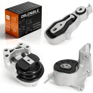 Engine Motor Mount & Trans Mount Replacement for 2013 2014 2015 2016 2017 2018 2019 Ford Flex 3.5L Without Turbo, Engine Mount Set of 3 Replaces OE# A5342 GP3180 EM-5427 8G1Z6038A A5799