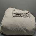 Bedsure King Comforter Set, Cream Soft Prewashed Bedding for All Seasons, 3 Pieces GentleSoft Bed Set, 1 Lightweight Comforter (104"x90") and 2 Pillowcases (20"x36")