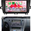 4Core 4G+64G Car Radio Stereo for Toyota Prius 2010-2015 with Original JBL Navigation, Rimoody Wireless Carplay Andorid auto Mirror Link 9'' Touchscreen GPS WiFi Bluetooth FM/RDS EQ SWC Backup Camera