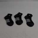 adidas mens Cushioned Quarter Ankle Socks (3-pair Pack) (X-Large, Black/Onix Grey/White)