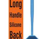 iTokGoK All New Premium Silver-Infused Silicone Back Scrubber with Long Handle Back Brush for Shower, Back Brush Long Handle for Men and Women, Ergonomic No-Slip Handle, Long-Lasting (Blue)