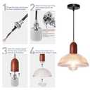 Threaded Socket with Metal Lamp Shade Ring, UL Listed Medium Base E26 Light Bulb Socket, Standard Screw-in Bulb Lamp Holder for Halogen LED Bulb (8)