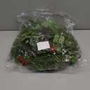 Brightown Pre-lit Christmas Garland with Lights, 6 Feet 20 LED Battery Operated Christmas Lights with Pine Cones, Berry, Eucalyptus Leaves, Indoor Christmas Decorations for Stairs, Fireplace, Door (1 Pack)