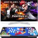 FVBADE [32000 Games in 1 78S Pandora Box Arcade Game Console for PC & Projector & TV,3D Games 1-4 Players Double Joystick Favorite List Game Category Save/Search/Hide/Pause, 70S