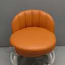 Rolling Stools with Wheels, Little Low Small Stools on Wheels with Backrest, Swivel Chair Stool, 360 Degree Rotating Low Stool, Short Roller Seat Chair for Home Office Garage Salon Kitchen