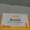 REVIX Microwavable Booties and Hot Feet Warmers for Women & Men, Heated Foot Warmer with Flaxseed Moist Heat Therapy for Cold Feet, Purple, L