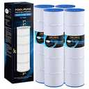 POOLPURE CCP420 Pool Filters Replaces Pentair Clean and Clear Plus 420, R173576, PCC105, 178584, Ultral-A6, Unicel C-7471, 817-0106, Filbur FC-1977, 570-0425-07, L x OD: 32ft, 4X105 sq.ft. Cartridge