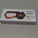 6-Stage Knife Sharpener - Premium Kitchen Knife Sharpeners - Adjustable Handheld Manual Knife Sharpeners for Kitchen Knives, Scissor and Chef Knife.Easy for beginners to use (ORANGE)