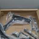 Front Lower Control Arms w/Ball Joint Sway Bar Tie Rods Replacement Suspension Kit for 2009-2012 Dodge Caliber, 2007-2017 Jeep Compass, 2007-2017 Jeep Patriot (8pc)