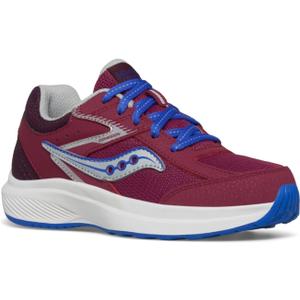 Saucony Kids' Cohesion Kdz (4 Wide Big Kid, Plum)