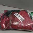 Doglay Dog Jacket Waterproof Dog Coat with Harness Built in, Christmas Puppy Winter Coat Reflective Turtleneck Puffer Snow Jackets for Small Medium Large Dogs (Wine Red)