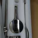 PULSE ShowerSpas 1019-BN Aqua Rain Shower System with 8" Rain Showerhead, 5-Function Hand Shower, Adjustable Slide Bar and Soap Dish, Brushed Nickel Finish