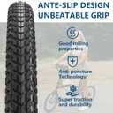 SIMEIQI 2 Pack 20"x1.75" Bike Tires and Inner Tubes 20x1.75/2.125 Compatible with 20x1.5/1.75/1.95 Inch Bike Rim for Hybrid Trail Mountain Urban BMX Bicycles