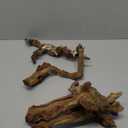 PINVNBY Natural Driftwood for Aquarium Decor Fish Tank Decorations Reptile Decor Driftwood Decor, 3 Pieces 7"-11" Assorted Driftwood Branch