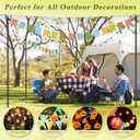 6 Pack String Light Poles for Outside, 10Ft Adjustable Outdoor Light Poles for String Lights, Outdoor Lighting Stand with Fork for Patio, Deck, Backyard, Garden, Party & Wedding