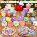 Christmas Slime Advent Calendar Tree - 24 Days of Butter, Crunchy & Cloud Slimes, Soft Non-Sticky Sensory Toys for Kids, Holiday Countdown Gift, Stocking Stuffer & Party Favor for Girls & Boys 4-12