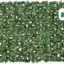 KASZOO Artificial Ivy Privacy Fence Screen, 100x40 in, 10 Pack, Green, Plastic & Polypropylene, Garden Style