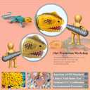 Forest Snake Figurine Lizard Figures Frog Figures 4PCS Tropical Forest Animals Figurines Frog Toys School Project Model for Kids Toddlers Birthday Gift Cake Toppers