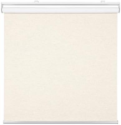 Homebox Cordless 100% Blackout Roller Shade Blinds for Windows Pull Down Room Darkening Door Blinds Thermal Insulated UV Protection Easy to Install for Home,Office(40" W x 72" H, Beige)