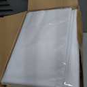 Yeaqee 100 Pack Metallic Gift Bags with Handle and Tissue Paper Gold Foil Thank You Bag for Graduation Wedding Groomsmen Bridal Baby Shower Gifts Holiday Party Favors 9x7x3.15'' (White)