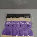 SCENEREAL Anti Slip Dog Sock to Prevent Licking Paws for Hardwood Floors, Boots & Paw Protector Shoes for Hot/Cold Pavement with Grippers, Double Sides Grips for Large Senior Dogs, L (Two Paws(Pack of 6)-Purple)