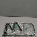 Universal Adjustable Pot Lid Holder Organizer for Cabinet - Upgraded Patented Niceyos 2 Pack Pan Lids Organizers Inside Cabinet Door Wall Mount Pots Top Rack for Kitchen Cupboard Fit 6" to 13" (Black)