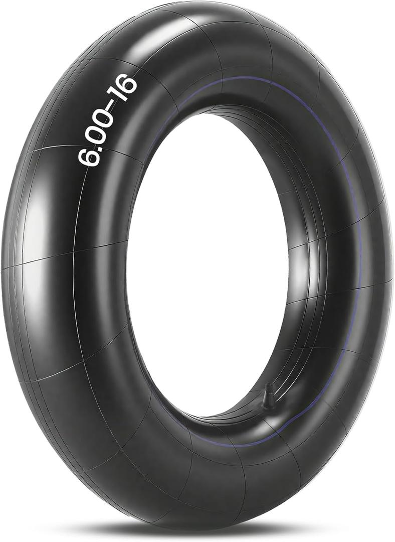 AR-PRO Replacement 6.00-16 Heavy-Duty Inner Tubes for Tractor, Trailer, Truck and More 600-16 Tires - with TR15 Valve Stems - Made from Durable Butyl Rubber